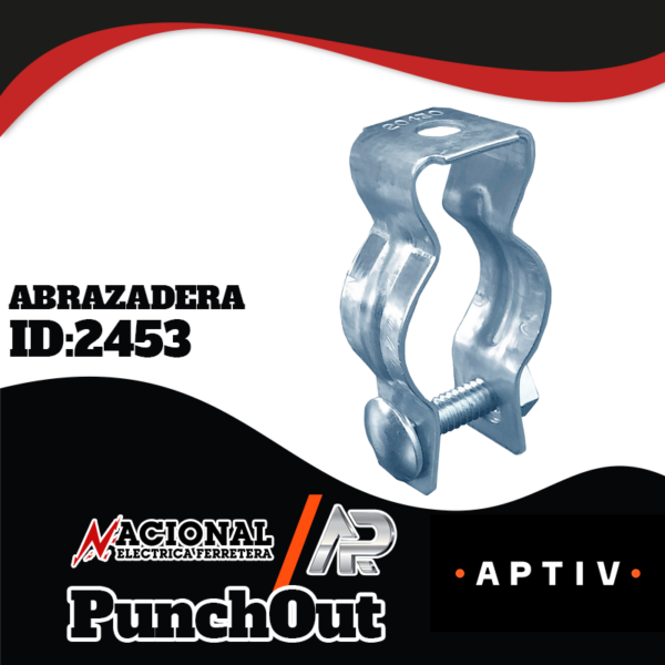 ABRAZADERA COLGANTE  13MM 1/2'' CLIP 12