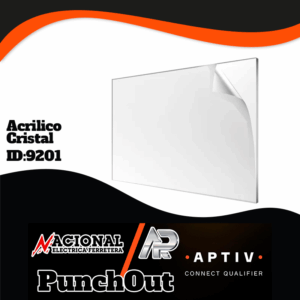 Punch-Out--Acrilico-Cristal-ID-9201 ACRILICO CRISTAL 1.80 X 1.20 3.0MM 1/8 (6x4)