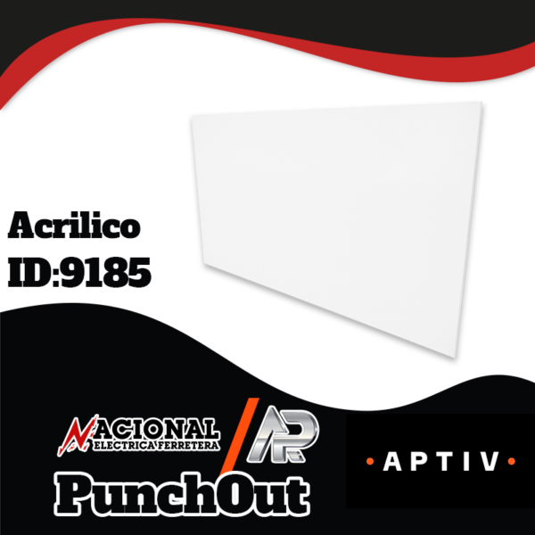 Punch-Out--Acrilico-ID-9185 ACRILICO CRISTAL 2.40 X 1.20 5.6MM 1/4 (8X4)