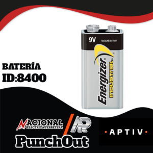 BATERIA ENERGIZER ALCALINA INDUSTRIAL 9 VOLTIOS