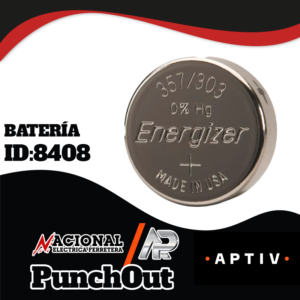 BATERÍA ENERGIZER SILVER OXIDE 1.55V 357/303