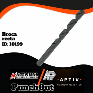 BROCA RECTA A.V OXIDO NEGRO 3/16" X 2-5/16" X 3-1/2" MORSE CUTTING TOOLS MT1011430