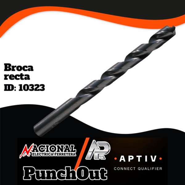 BROCA RECTA A.V OXIDO NEGRO 3/32" 1-1/4" X 2-1/4" 11395