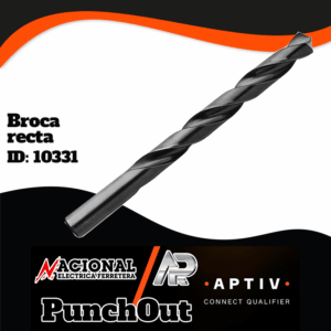 BROCA RECTA A.V OXIDO NEGRO 1/8" X 1-5/8" X 2-3/4" MT1011408