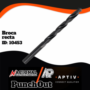 BROCA RECTA A.V OXIDO NEGRO 5/32" X 2" X 3-1/8"
