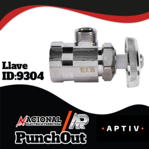 LLAVE ESTOPERO NIQUEL ANGULO 1/2 x 3/8 LAREDO USA