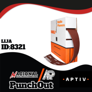LIJA PARA FIERRO J86 G-120 ROLLO 38MMX45.72M