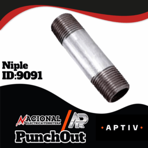 NIPLE GALVANIZADO 23MM X 51MM  1/8 X 2