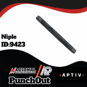 Punch-Out--Niple-ID-9423 NIPLE GALVANIZADO 3MM X 102MM 1/8 X 4
