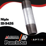NIPLE GALVANIZADO 6MM X 76MM 1/4 X 3