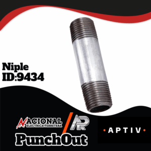 NIPLE GALVANIZADO  19MM X 76MM 3/4 X 3