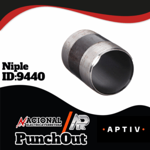 NIPLE NEGRO C-40 6MM X 51MM 1/4" X 2"