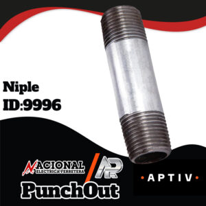 NIPLE GALVANIZADO  3MM X 76MM 1/8 X 3