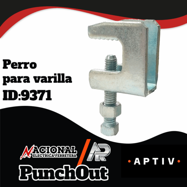 PERRO PARA VARILLA ROSCADA GALVANIZADA 6.5 X 20MM 3/4" X 1/4 MA 34 14