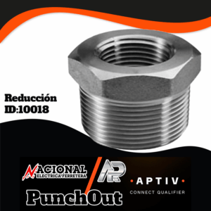 REDUCCION BUSH GALVANIZADA 10MM X 3MM  3/8 X 1/8