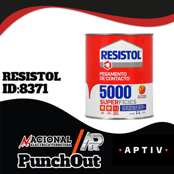 Punch-Out-Resistol-8371 RESISTOL 5000 1 LITRO AMARILLO