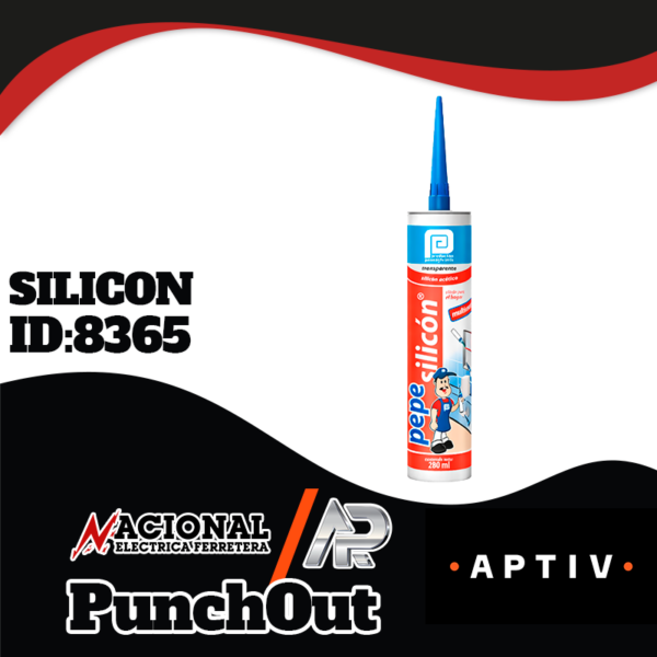 Punch-Out--Silicon-ID-8365 SILICON PEPE-SILICON MULTI USOS TRANSPARENTE 280ML