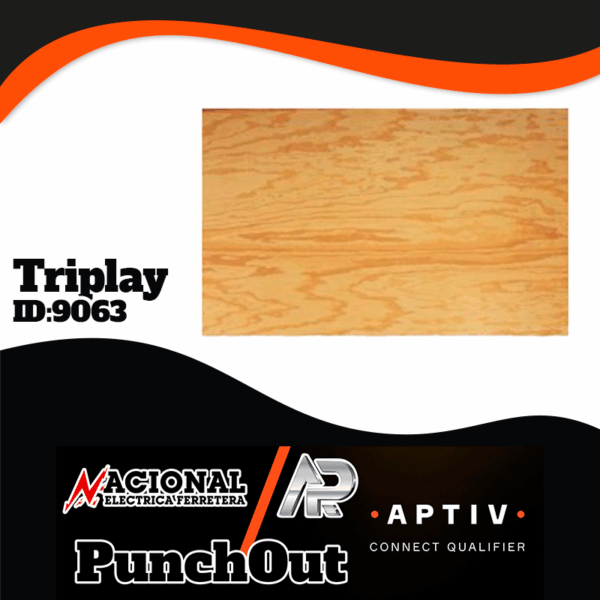 TRIPLAY RUST 1/4 4' X 8'