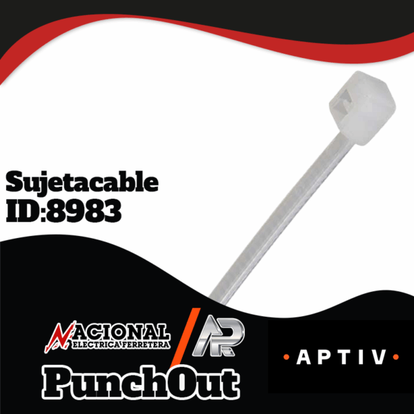 Punch-Out-sujeta-cable-ID-8983 SUJETACABLE 12" SC12 (4.8 X 300)