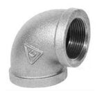 CODO 90° GALVANIZADO CEDULA 40 10MM  3/8