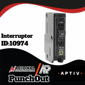 INTERRUPTOR SQD 1 POLO 20A QO120
