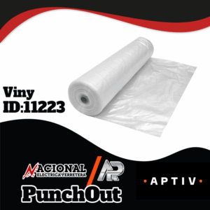 HULE VINYL TRANSPARENTE CAL. 600 DE 1.40 X 50 MTS. LARGO ROLLO RV-20
