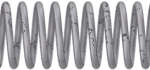 Steel Compression Spring, Music Wire, 1.0" Long,.156" OD, .016" Wire Diameter