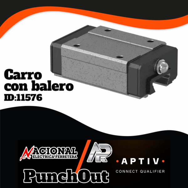 EXTENDED-LIFE BALL BEARING CARRIAGE, LOAD 6250K18