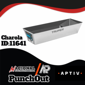 CHAROLA DE 12" DE ACERO INOX PARA MEZCLA 100798 TRUPER