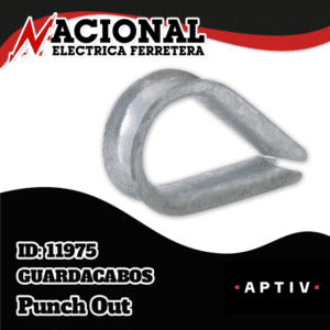 GUARDACABOS PARA CABLE DE ACERO 1/4"  #GC3  SURTEK PIEZA