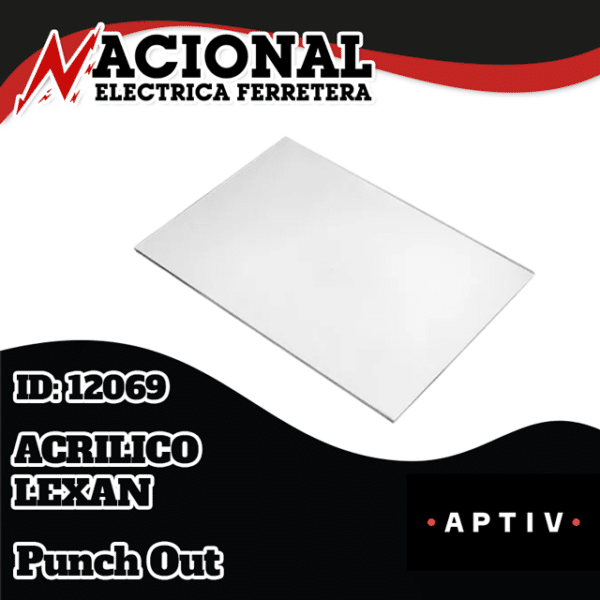 Punch-Out-ACRILICO-LEXAN--ID-12069 ACRILICO LEXAN 2.44 X 1.22 3MM 1/8