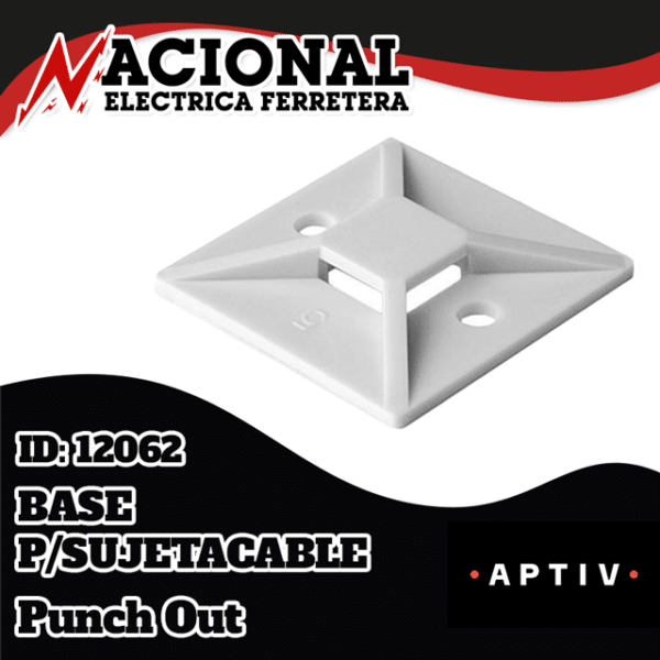 BAPSUJ1P1E2D BASE P/SUJETACABLE 1" (SCBASES)