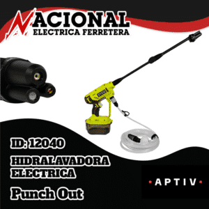 HIDRALAVADORA ELECTRICA INALAMBRICA 320 PSI RYOBI MOD. RY120352K