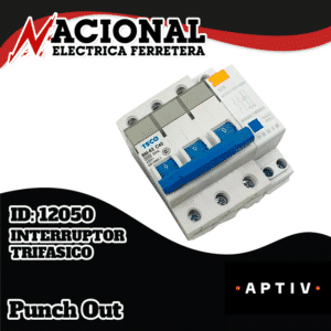 INTERRUPTOR TRIFASICO TECO BM-63 3P C40