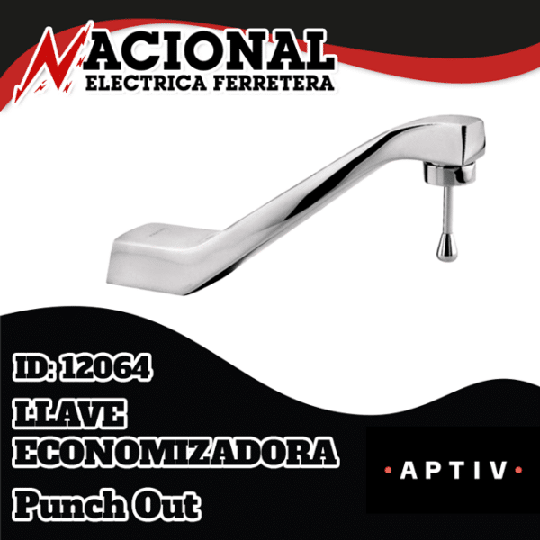LLAVE ECONOMIZADORA SEGURO ANTIRROBO, TV-105, HELVEX