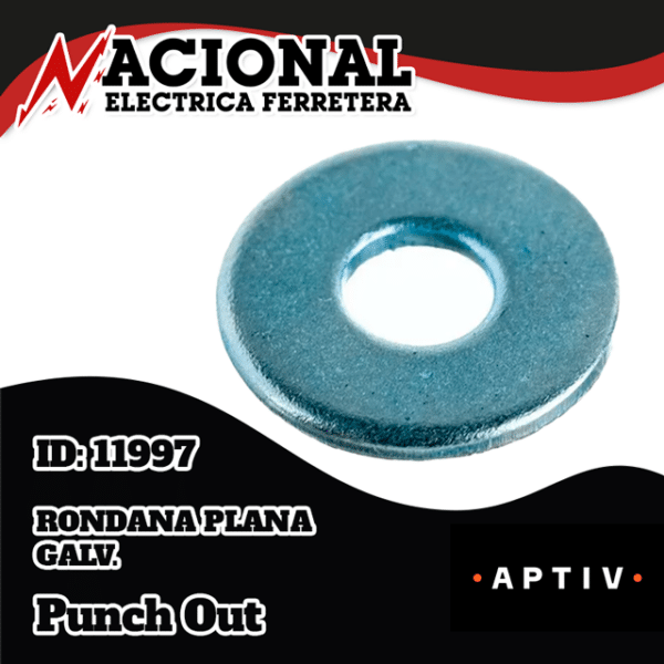 RONDANA PLANA GALV.  7.9mm 5/16