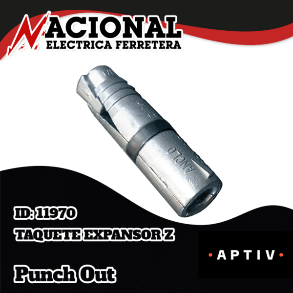 TAQUETE EXPANSOR Z  9.5MM  3/8"  Z 38