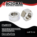 TUERCA HEXAGONAL GALVANIZADA   7.9MM 5/16" - 18 - NLV08