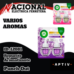AROMATIZANTE REPUESTO DE AMBIENTE CONTINUO AIR WICK EMPAQUE CON 2 REP. DE 21MM.
