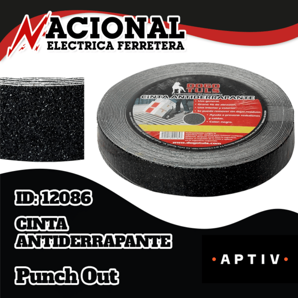CINTA ANTIDERRAPANTE DE 2¨X 4.5 MTS #IM2004 DOGOT PIEZA ULS