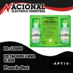 ESTACION LAVA OJOS EMPOTRABLE  C/2BOTELLAS DE SOLUCION PAQ   32oz.