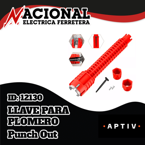 LLAVE PARA PLOMERO 14 EN 1