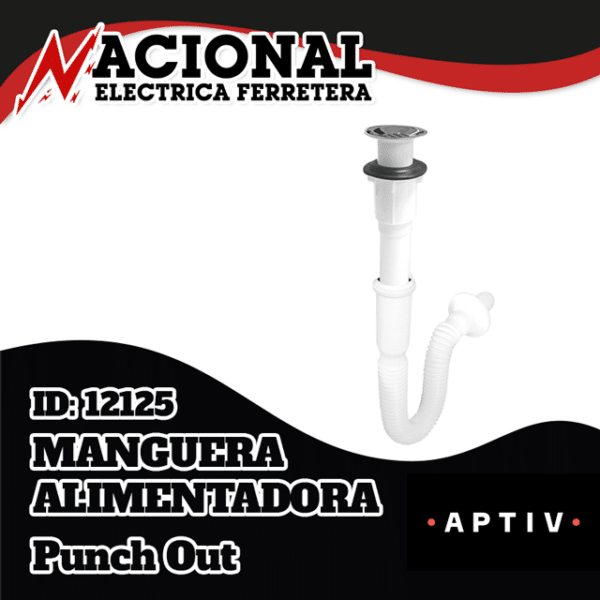 TRAMPA PARA LAVABO CON CONTRA FELXIBLE 1 1/4" #9770 FAMA
