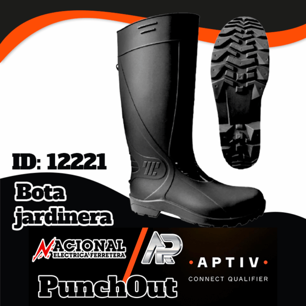 BOTA JARDINERA NEGRA #26 MEX #7 USA (TC0971) TC5164 TOOLCRAFT