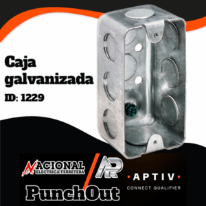 CAJA METALICA 2 X 4 SALIDA 3/4 G19281-3/4