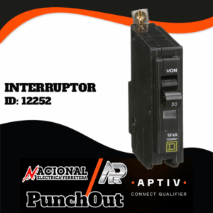 INTERRUPTOR SQD 1 POLO 30A QOB130