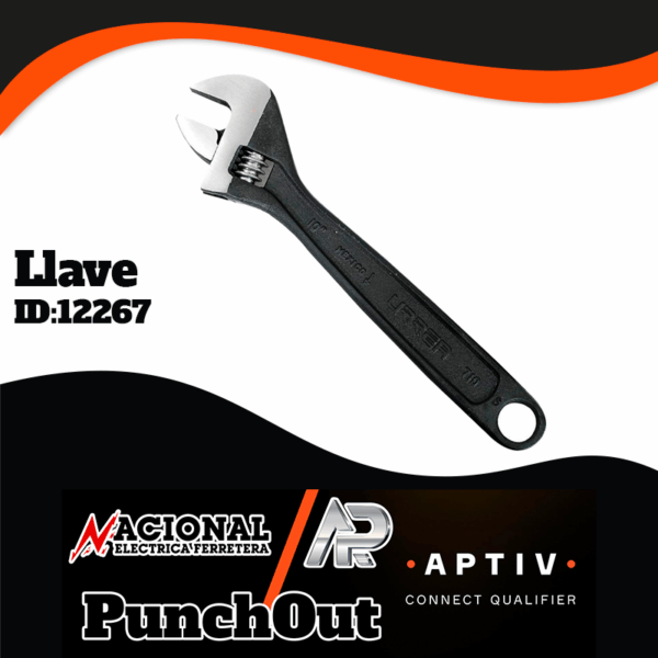 LAVE AJUSTABLE BLACK 8 708S (708SI) URREA