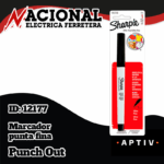 MARCADOR SHARPIE PERM. P.FINO NEGRO