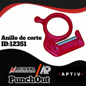 Punch Out ANILLOS DE CORTE COLOR ROJO (RING CUTTER) DS-RCUT