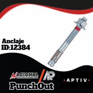 Punch-Out-Anclaje-ID-12384 ANCLAJE A SEGMENTOS KB-TZ 3/8 X 5" HILTI #2210239 BOLSA C/50 PZAS.